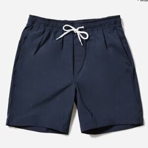 Everlane Swim Shorts Mens XL Navy Blue The ReNew Recycled Sustainable NEW